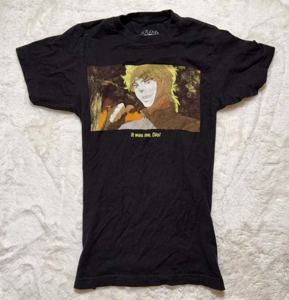 JoJo's Bizarre Adventure It Was Me Dio Graphic T-Shirt Size XS